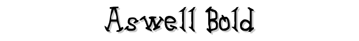 Aswell Bold font